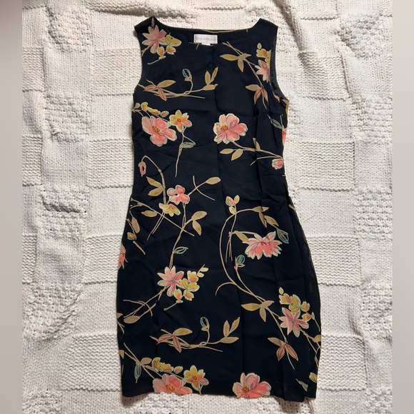 Vintage Floral Sleeveless Spaghetti-Neck Mini Dresses